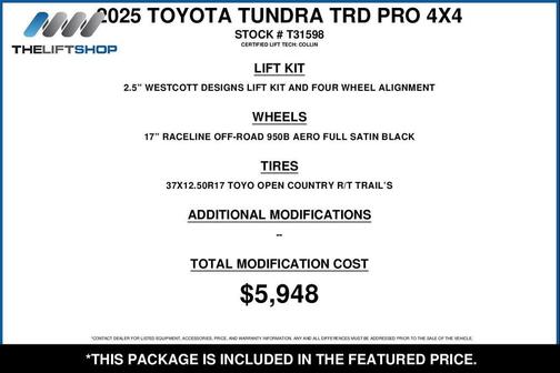 Super White 2025 Toyota Tundra Hybrid TRD Pro