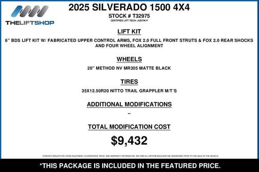Slate Gray Metallic 2025 Chevrolet Silverado 1500 Custom Trail Boss