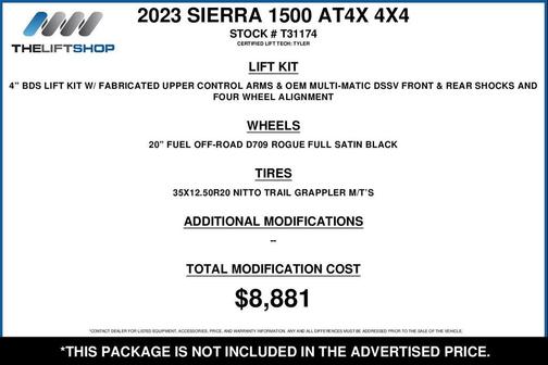 2023 GMC Sierra 1500 AT4X