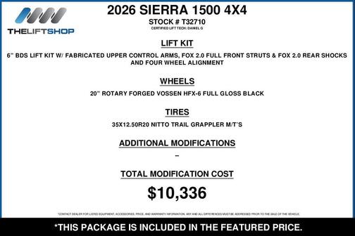 Sterling Metallic 2026 GMC Sierra 1500 Elevation