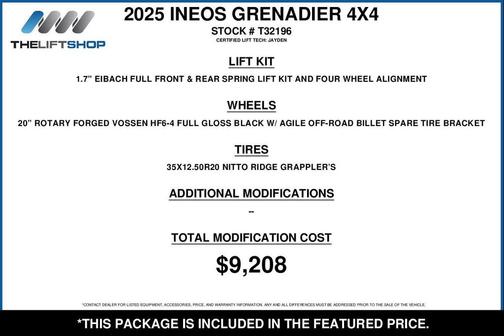 Magic Mushroom 2025 INEOS Grenadier AWD