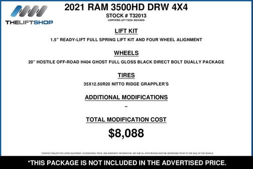 2021 RAM 3500 Longhorn