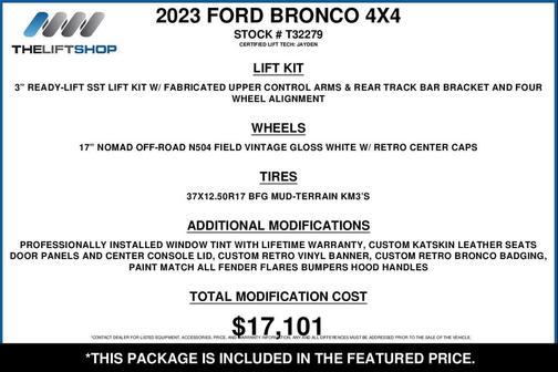 Race Red 2023 Ford Bronco Badlands