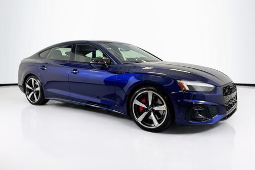 Navarra Blue Metallic 2023 Audi A5 Sportback 45 S Line Premium Plus