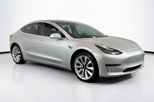 Midnight Silver Metallic 2018 Tesla Model 3 Long Range