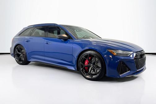Ascari Blue Metallic 2024 Audi RS 6 Avant 4.0T