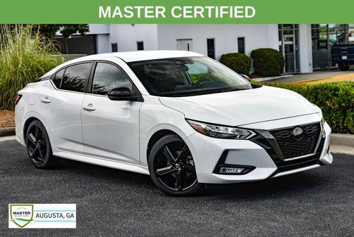 Aspen White 2022 Nissan Sentra SR