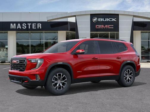 Volcanic Red 2026 GMC Acadia AT4