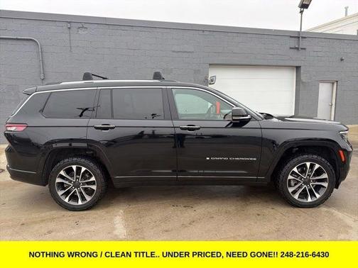 Diamond Black 2022 Jeep Grand Cherokee L Overland