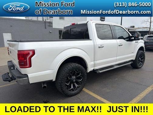 White Platinum 2017 Ford F-150 Lariat
