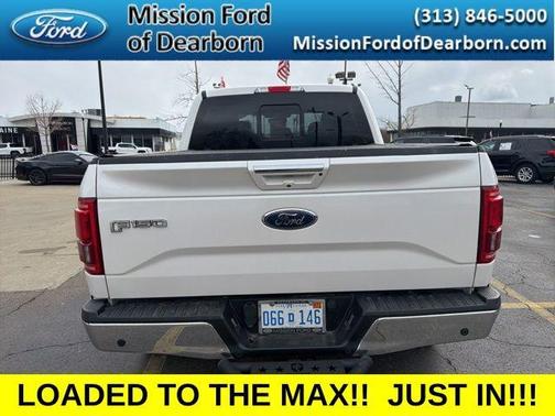 White Platinum 2017 Ford F-150 Lariat