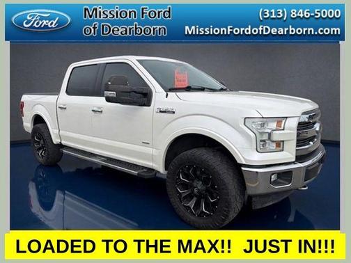 White Platinum 2017 Ford F-150 Lariat