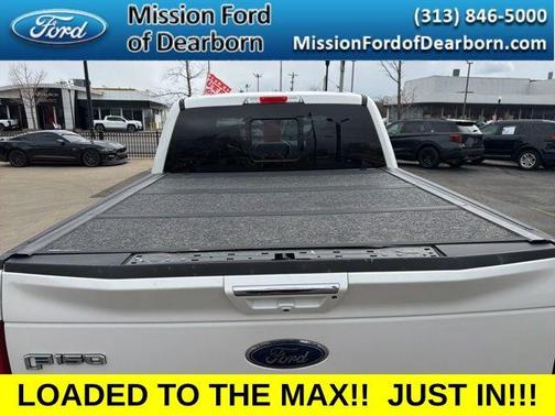 White Platinum 2017 Ford F-150 Lariat