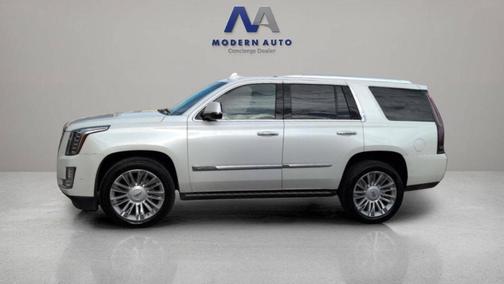 White 2017 Cadillac Escalade Platinum