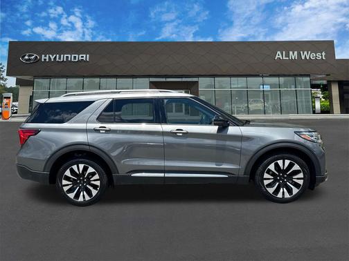 Gray Metallic 2026 Ford Explorer Platinum