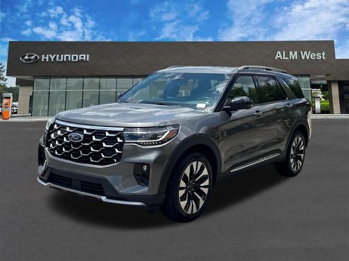 Gray Metallic 2026 Ford Explorer Platinum