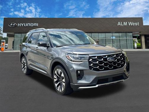 Gray Metallic 2026 Ford Explorer Platinum