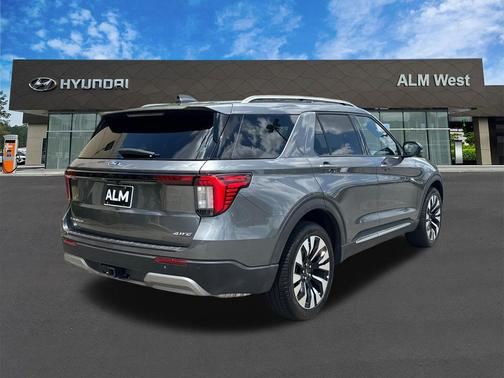 Gray Metallic 2026 Ford Explorer Platinum