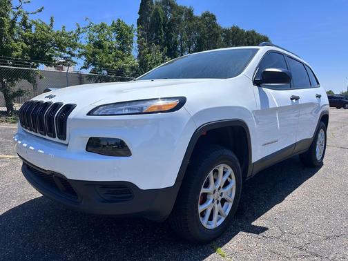 Bright White Clearcoat 2016 Jeep Cherokee Sport