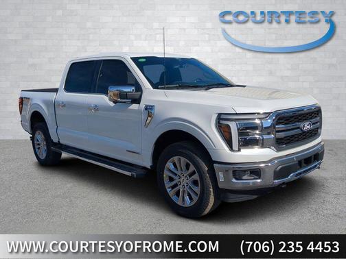 STAR WHITE METALLIC TRICOAT 2025 Ford F-150 Lariat