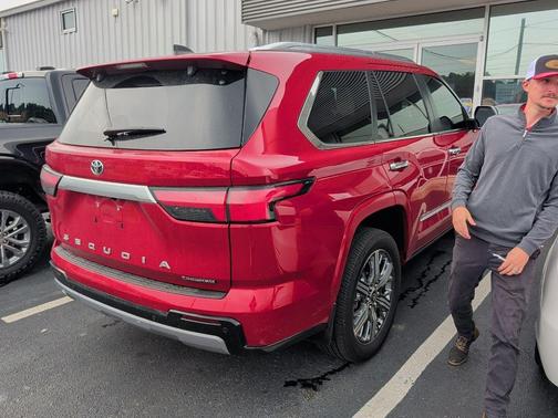 Supersonic Red 2025 Toyota Sequoia Capstone