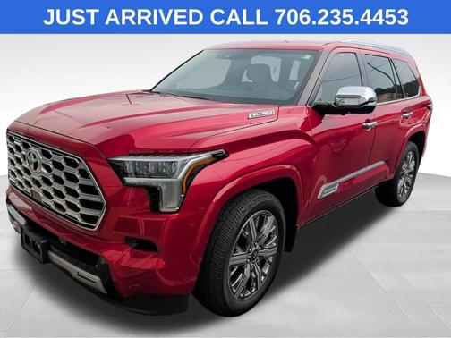 Supersonic Red 2025 Toyota Sequoia Capstone