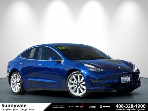 Deep Blue Metallic 2020 Tesla Model 3 Long Range