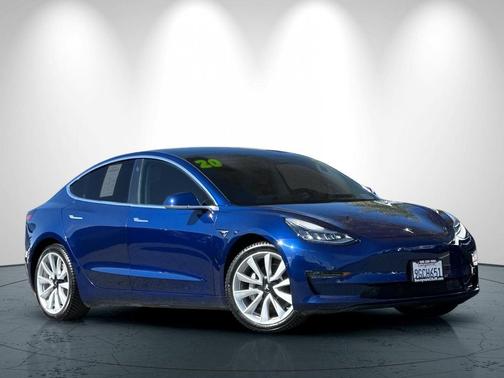 Deep Blue Metallic 2020 Tesla Model 3 Long Range