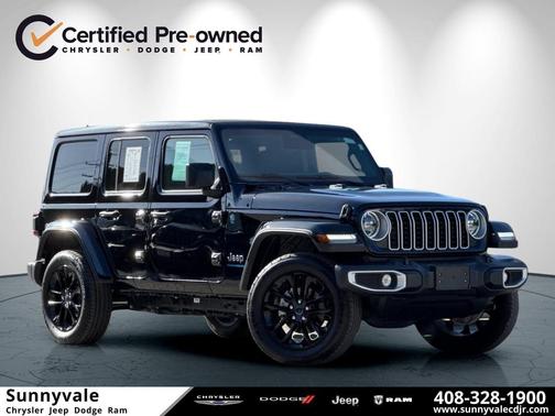 Black Clearcoat 2025 Jeep Wrangler 4xe Sahara