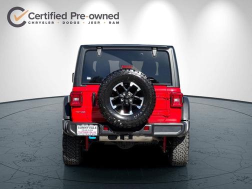 Firecracker Red Clearcoat 2025 Jeep Wrangler 4xe Rubicon