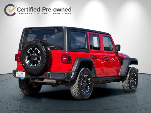 Firecracker Red Clearcoat 2025 Jeep Wrangler 4xe Rubicon