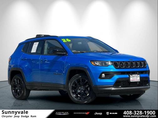 Hydro Blue Pearlcoat 2026 Jeep Compass Latitude