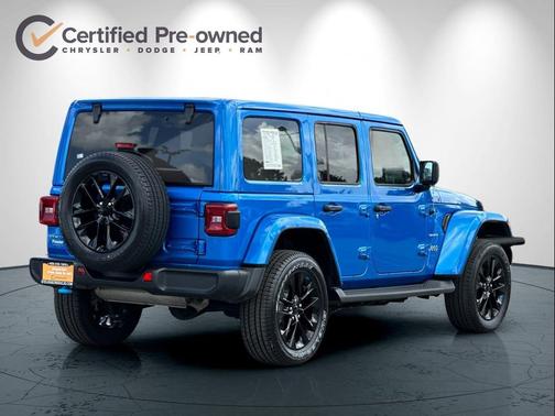 Hydro Blue Pearlcoat 2023 Jeep Wrangler 4xe Sahara