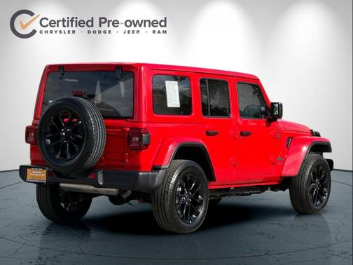 Firecracker Red Clearcoat 2025 Jeep Wrangler 4xe Sahara