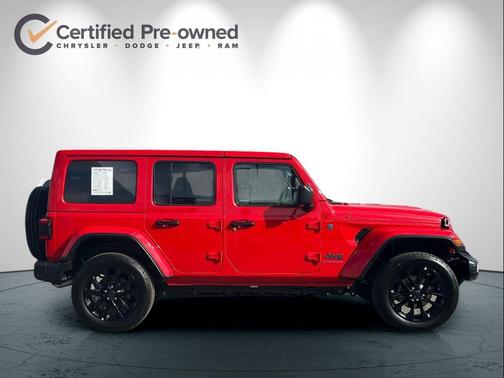 Firecracker Red Clearcoat 2025 Jeep Wrangler 4xe Sahara
