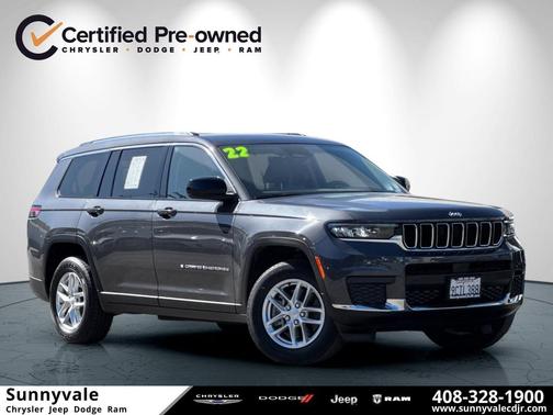 Baltic Gray Metallic Clearcoat 2022 Jeep Grand Cherokee L Laredo