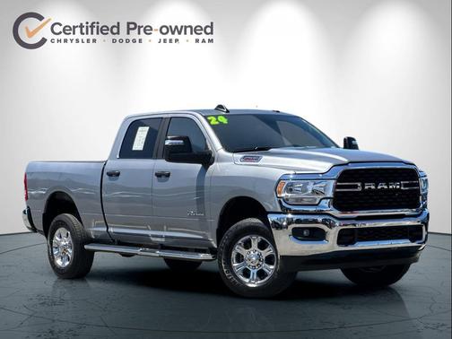Billet Silver Metallic Clearcoat 2024 RAM 2500 Big Horn Crew Cab 4x4 6'4' Box