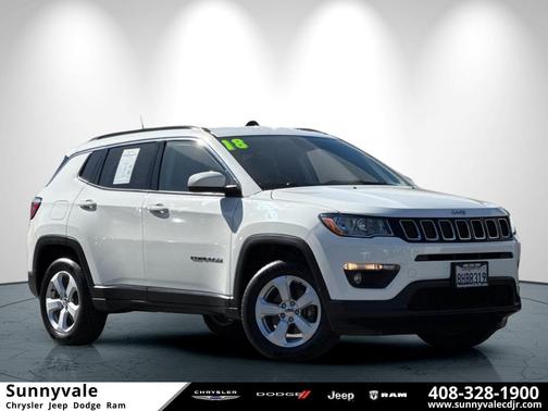White Clearcoat 2018 Jeep Compass Latitude