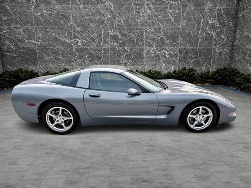 Medium Spiral Gray Metallic 2004 Chevrolet Corvette Base