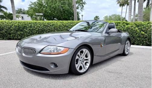 Sterling Gray Metallic 2003 BMW Z4 3.0i Roadster