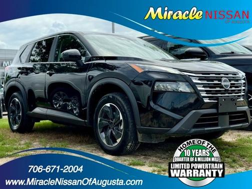 Super Black 2024 Nissan Rogue SV