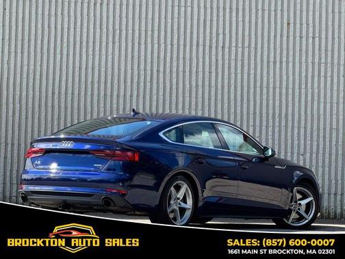 Blue 2019 Audi A5 45 Premium