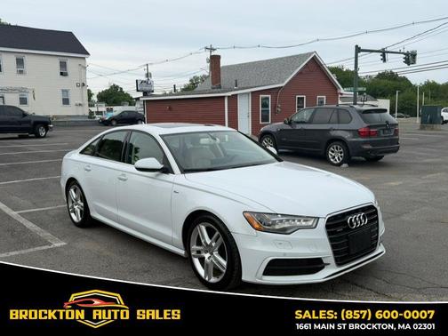 White 2015 Audi A6 3.0 TDI Premium Plus