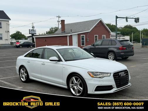 White 2015 Audi A6 3.0 TDI Premium Plus