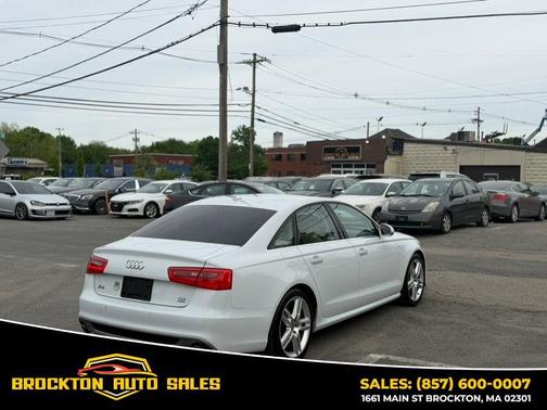 White 2015 Audi A6 3.0 TDI Premium Plus