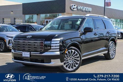 Abyss Black Pearl 2026 Hyundai Palisade Hybrid Calligraphy