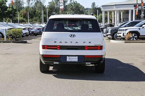 White 2026 Hyundai SANTA FE HEV Calligraphy