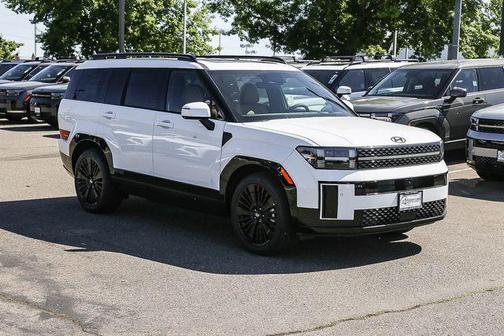 White 2026 Hyundai SANTA FE HEV Calligraphy