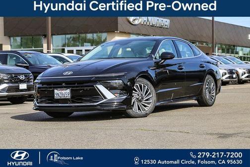 Onyx Black 2024 Hyundai SONATA Hybrid Limited