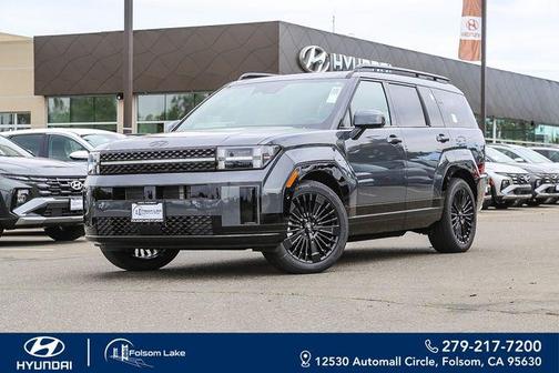 Gray 2026 Hyundai SANTA FE HEV Calligraphy